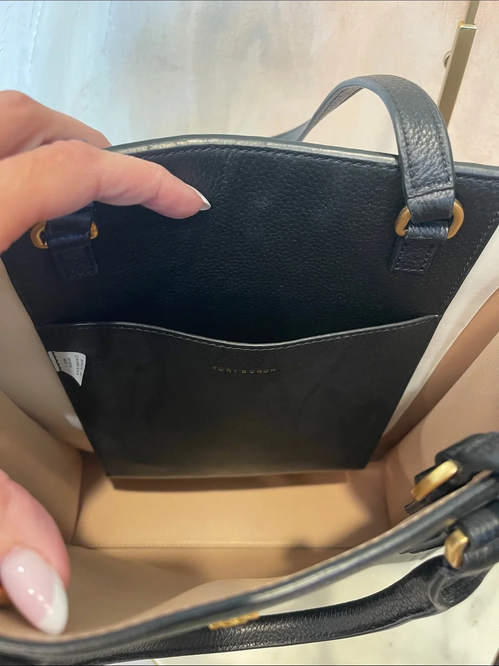 NWT Tory Burch Blake Shopping Tote in Black